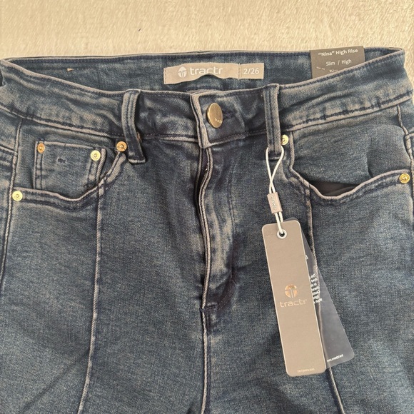 Tractr‎ Midnight Blue Skinny Jeans - Picture 2 of 6